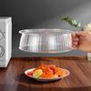 Microwave Splatter Cover Transparent Lid High Temp Resistance Splatter Cover BPA-Free Mosquito-Proof Food Protector Multifunctional Kitchen Tool