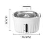 Pet drinking fountain automatic circulation water wireless unplugged intelligent infrared sensor dog cat drinking fountain