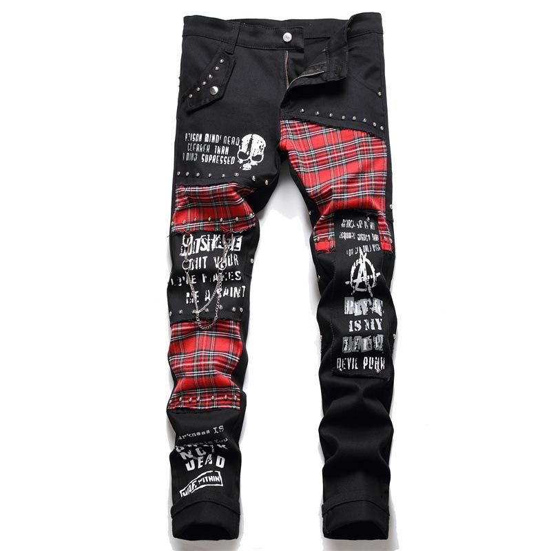 

Новые мужские брюки Youth League Same Style с микроэластичной заплаткой Willow Nail Hip Hop Small Straight Cowboy 5508 29 бездна