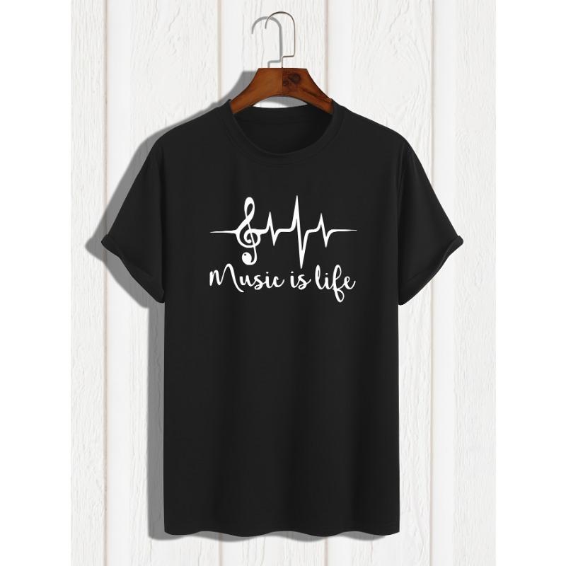 Europäische Größe Herren Sommer Bedrucktes Kurzarm-T-Shirt Top