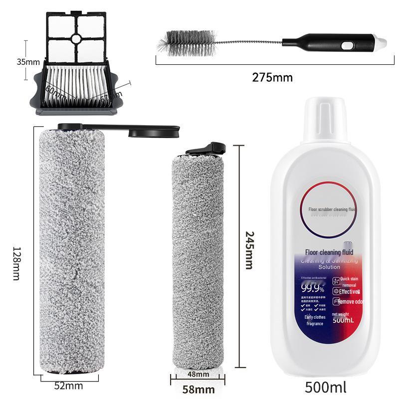Compatible Roller Brush & Filter for Tineco Floor ONE S5 Pro2/S5 Blue/2.0 LED/LCD