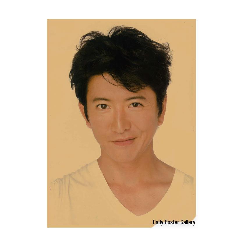 Takuya Kimura Japanese Star Kraft Paper Poster Decor for Dorm, Bar, or Cafe - 585