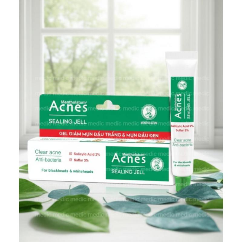 Acnes Sealing Gel Aknecreme 2% Salicylsäure 3% Schwefel Mitesser Whiteheads Hautberuhigend, 1 Stück, 18g