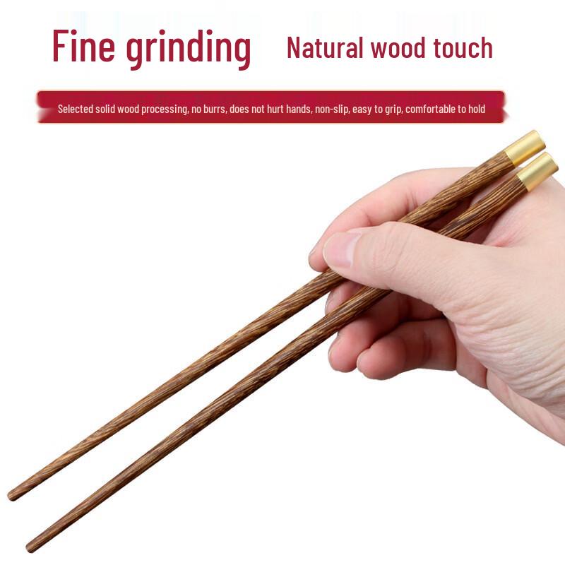 Jianmin Unpainted Solid Wood Chinese Style Gift Chopsticks