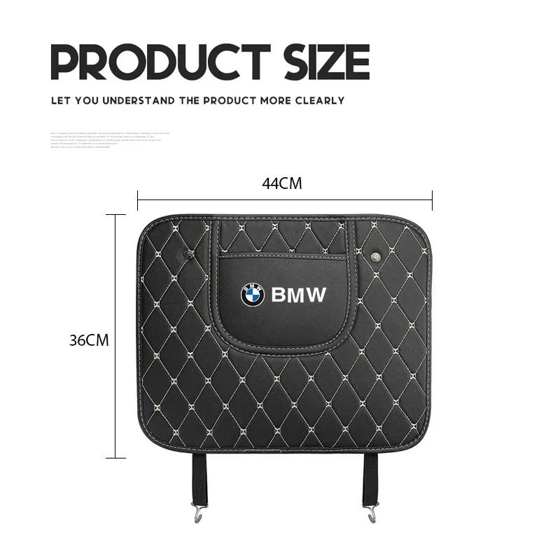 

Car Sticker Hot 2025 Car Seat Back Protective Mat Anti Kick Cushion For BMW E90 E91 E70 E83 F25 F26 F20 F30 F40 G32 G01 G02 G07