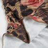 Women's Vintage Floral Print High Neck Sleeveless Spice Girls Street Clashing Colour Niche Pleated Waist Slimming Tank Top