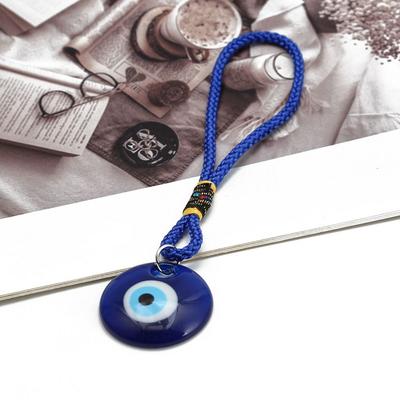 Porte-clés Œil Bleu Œil Chanceux Main de Fatima Pendentif Œil Chanceux Transparent Décoration Turquie Charme Suspendu Voiture Charms Sac