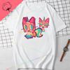 Unikitty Cat Print Funny Tee Shirt Cute 90s  Funny Tee Man Womens 100 Cotton Short Sleeves Couple Birthday Gift Party Shirt