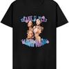 Ariana-Music-T-Shirt-Men-Women-Grande-Thank-You-Next-Casual-100-Cotton-T-Shirt-Round Black