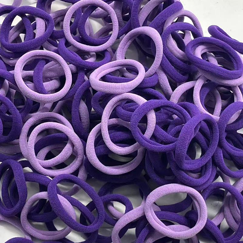 

50 шт./компл. новые женские и женские нейлоновые базовые резинки для волос, резинки для волос в виде хвостика, модные аксессуары для волос