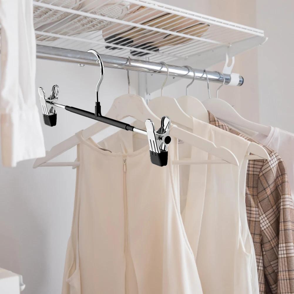 10 STUKS Roestvrijstalen Kledinghanger Clip Broekhanger Kast Kledingorganizer Kledingknijpers Hoed Kledinghaken Knijpers
