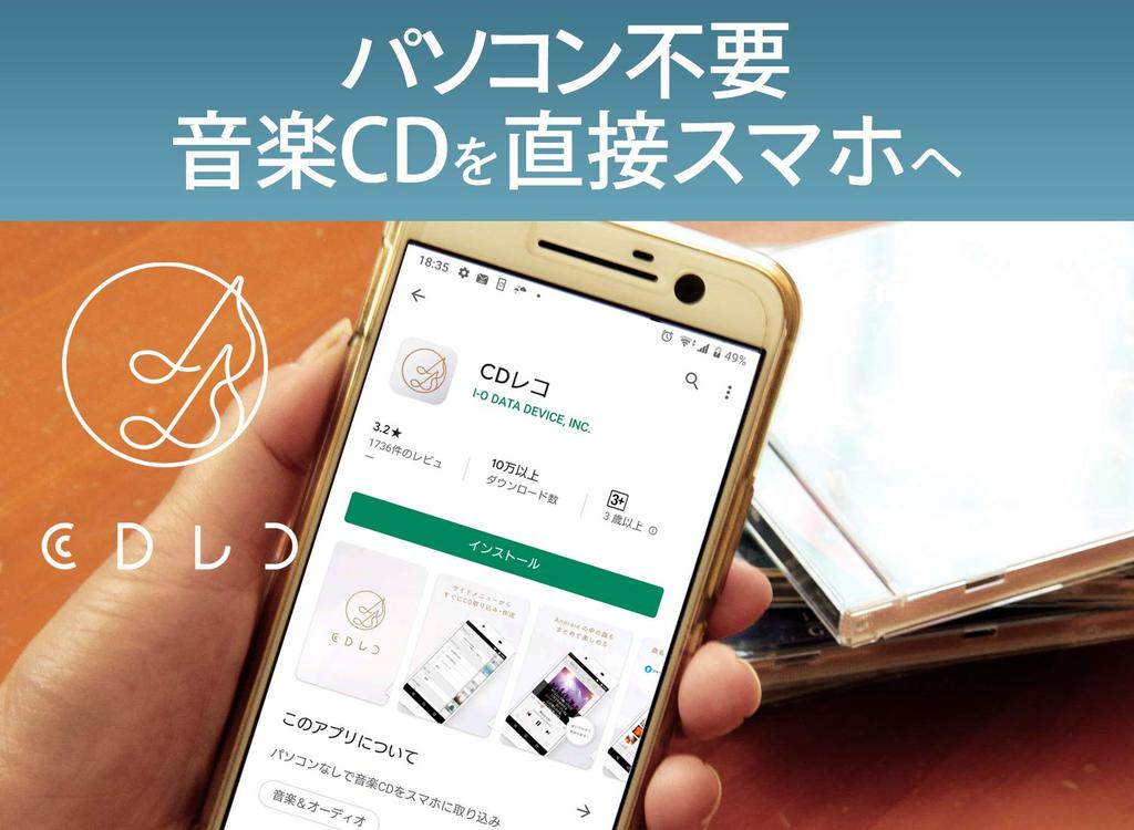 DATA iPhone Smartphone CD Import Model Walkman Compatible Saturday and Sunday I-O Wi-Fi (high Speed) iOS/Android "CD Record" support/CDRI-W24AI2BR
