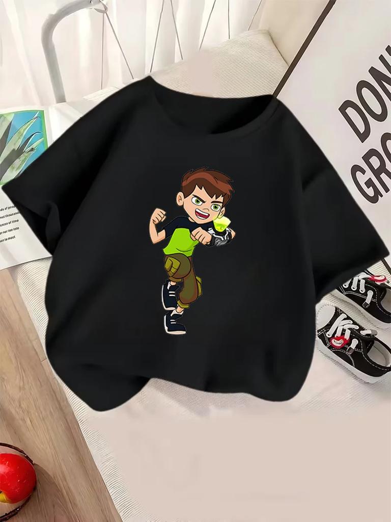 Humungousaur Ben 10 Short Sleeve Tee Kids Summer Cute Crewneck Casual Age 3-14