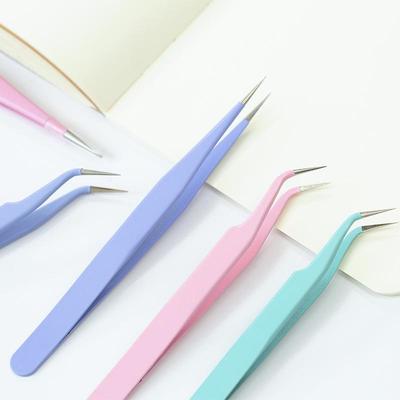 Macaron-Themed Journaling Tools Set: Stickers, Tweezers (Pointed & Bent Tips), and Fine Tape