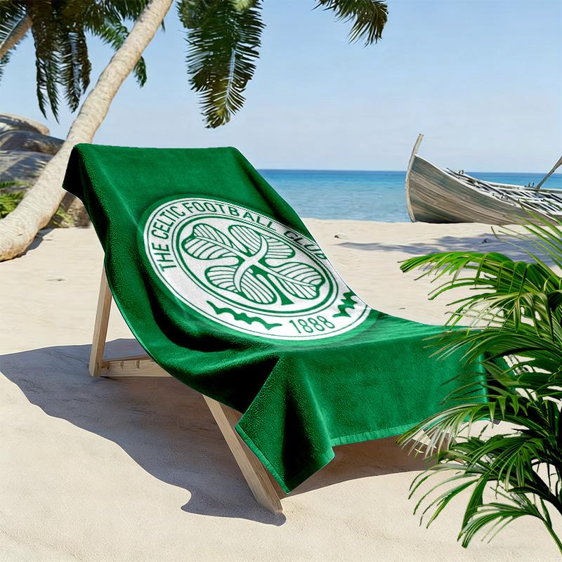Celtic F.C 2D Flat Print Beach Towel, Large Soft Quick Dry Towel for Beach Camping Swimming.NSTJ0928512