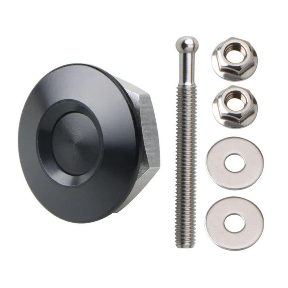 Aluminum Zinc Zinc Alloy Quick Release Fasteners 25mm Mini Size Push Button Lock Billet Hood Lock  Car Tuning