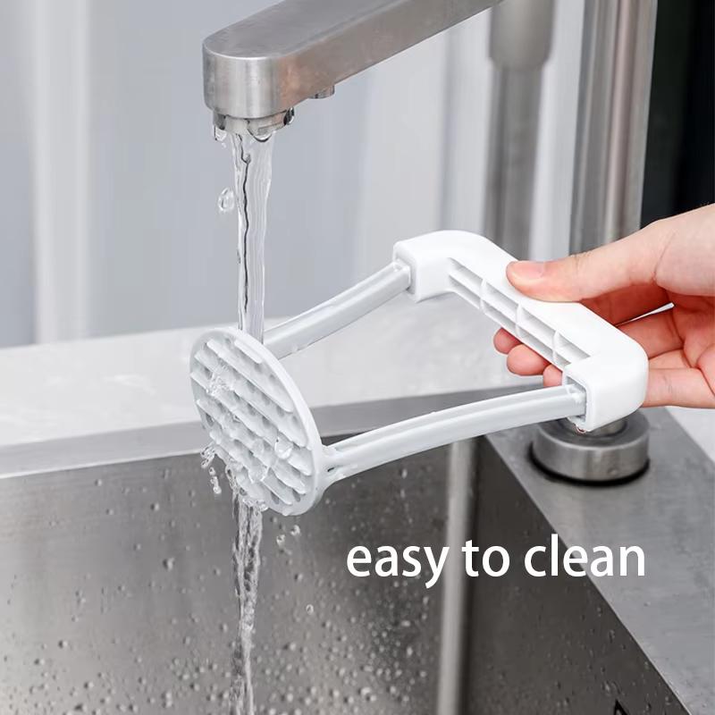 1pc Manual Potato Masher Durable Potato Ricer Kitchen Vegetable Masher With Non-Slip Handle Fruit Juicer Kitchen Gadgets