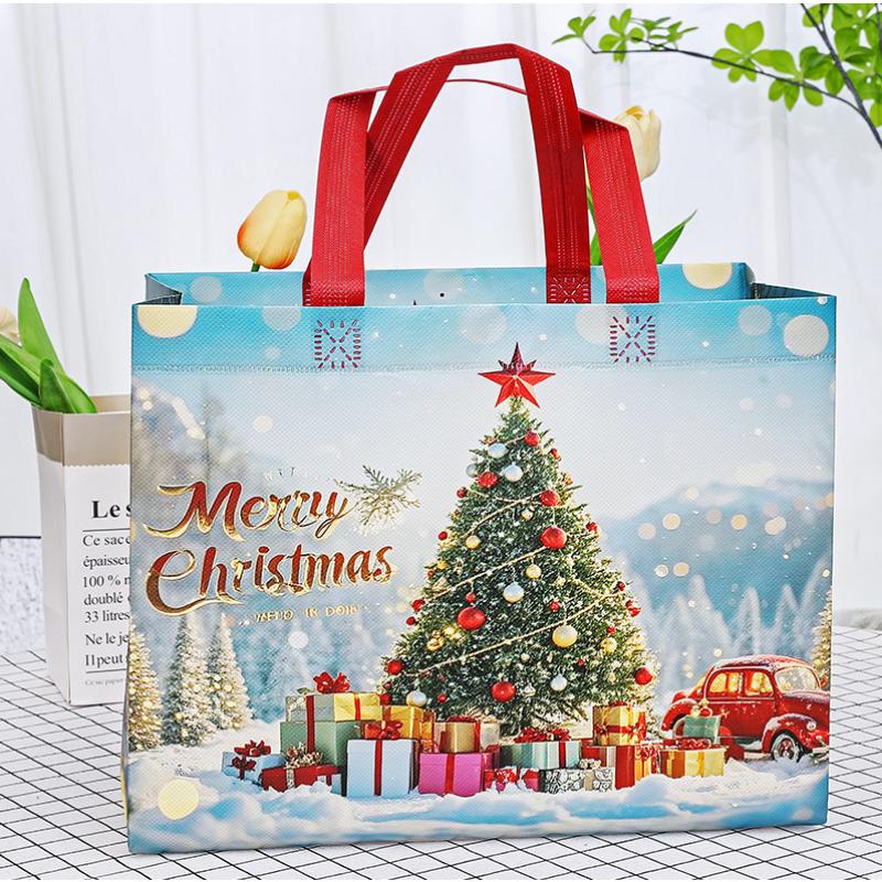 Pungi Cadou de Crăciun Decorațiune Petrecere de Crăciun Mărturii pentru Copii 2025 Crăciun Moș Crăciun Pungi de Mână Navidad Natal Cadou Anul Nou 2026