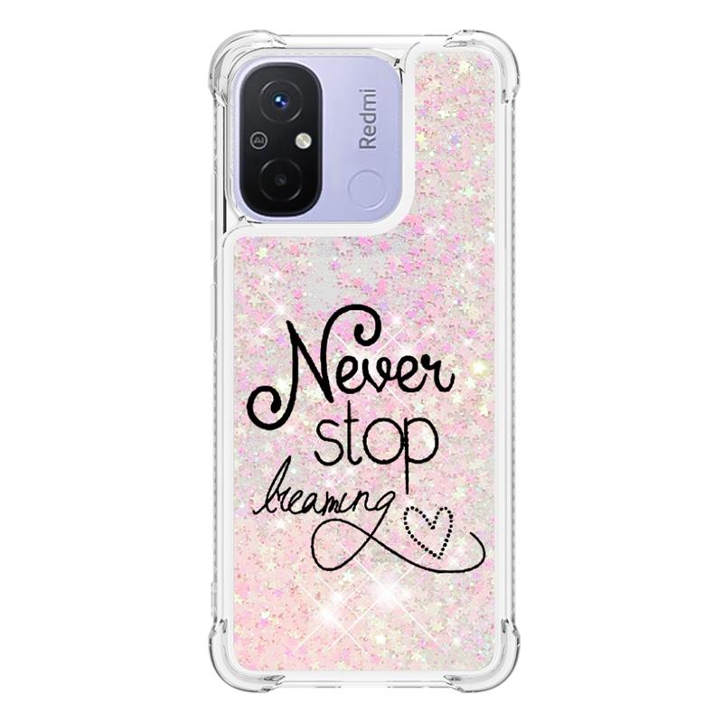 Pre Xiaomi Redmi 12C Puzdro Trblietavé Dynamické Tekuté Puzdro na Pre Fundas Xiaomi Redmi 12C Mi Kryt na Telefón Xiomi Redmi12C 12 C Coque