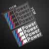 4 STUKS M Power Auto Badge Sticker Auto Deurhendel Sticker Voor bmw M Sticker X1 X3 X4 X5 X6 X7 e46 e90 f20 e60 e39 f10 Auto accessoires