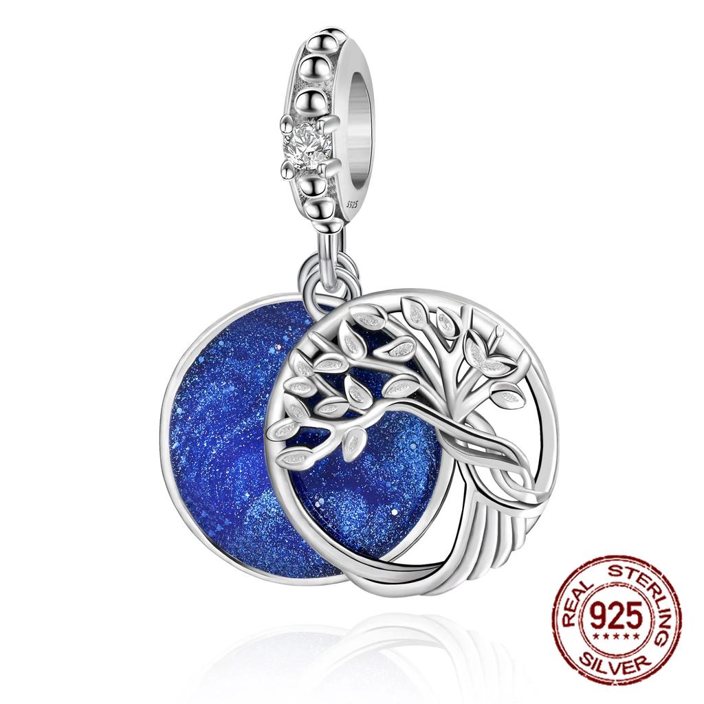 Copper Tree Of Life Family Forever Charms Beads Fit Original Bracelet Diy Jewelry Pendants Dangle Gift For Woman