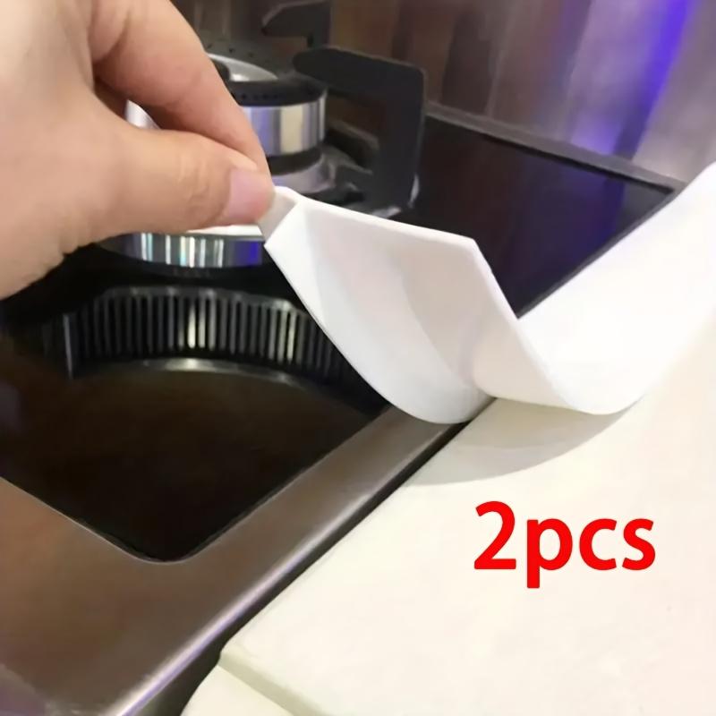 2pcs, 21-inch Sealing Strip Gap Strip Gap Cover Kitchen Oil Drain and Antifouling Sealing Strip Silicone Gap Seal