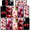 Phone Case for Samsung Galaxy S25 S23 S22 S24 Ultra FE A05 A06 A15 A16 A36 A37 A35 A54 A24 A52 A55 A56 A57 A25 A26 A53 A17 Summer Fruit Cherry Cover