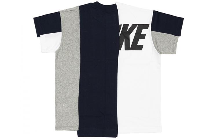 Nike x Sacai Hybrid T-Shirt 'Canyon Gold/Obsidian'