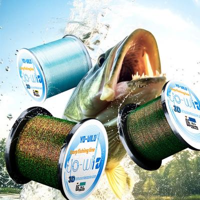 1 Rolle 300M Fluorocarbon-beschichtete Angelschnur Unsichtbare Schnur Super starke Zugfestigkeit Gepunktet Sinkend Nylon Pesca Angelzubehör