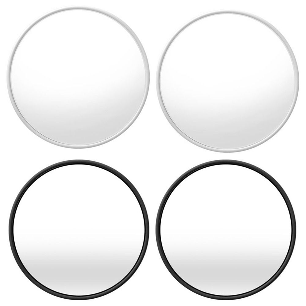 2Pcs 9/12/14cm Truck Side View Mirror HD Glass Wide Angle Side Rear Mirrors  Car Accessories