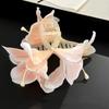 Practical Plastic Floral Hair Claw Clip Offering Stylish And Secure Grip Fashion Hair Accessory For Fashion Ladies