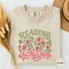 Reading Is My Jam Shirt, Cute Reading Tee, Book Lover Gift, Strawberry Book Shirt, Reading Lover Tee, Bookworm Gift, Bookish Gift