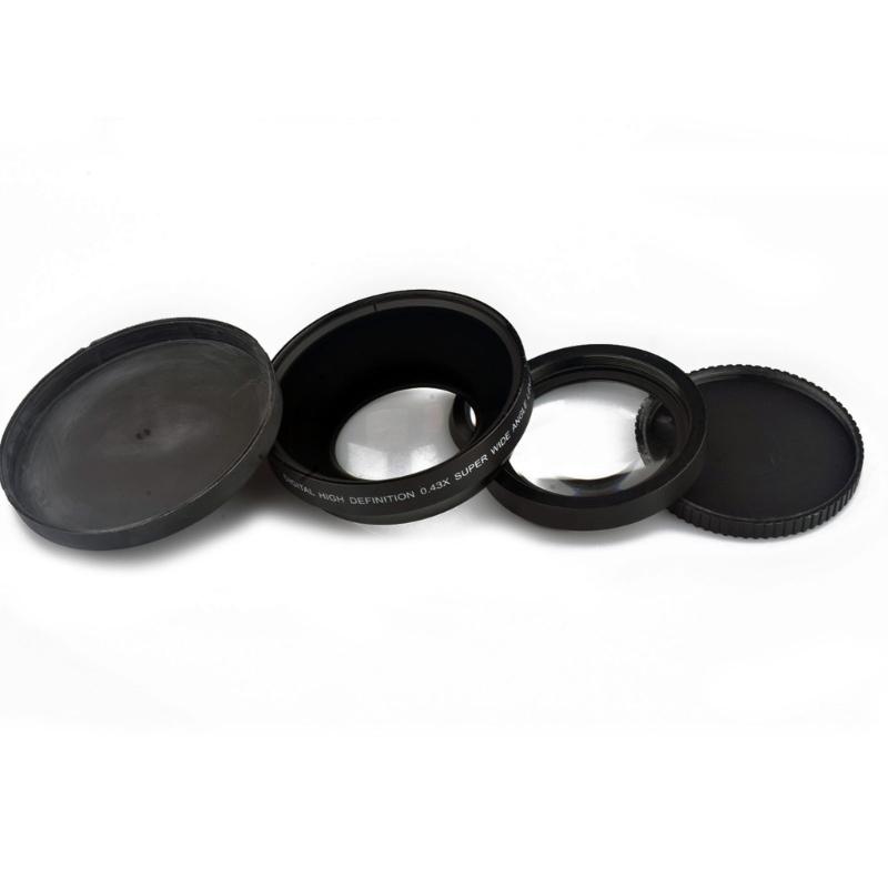 High Definition Wide-angle Macro Lens 67mm 0.43X Optical Glass Ultra Wide Angle Fisheye Lens for Macro Shooting