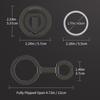 Double-Sided Magnetic Phone Ring Holder for MagSafe - Universal Kickstand Magnet Grip for iPhone 16/15/14, Huawei, Xiaomi