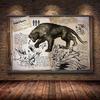 Modułowy Płócienny Ark Survival Evolved Obrazy Malarstwo Gra Survivalowa Wystrój Domu Druk Plakat Dinozaura Salon Nowoczesna Sztuka Ścienna