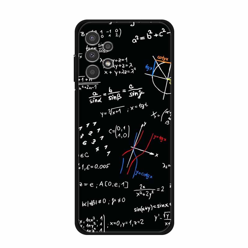 For Samsung Galaxy A73 Case A53 A33 5G A23 Soft Bumper Black Silicone Back Cover for Samsung A53 5G Phone Cases Cartoon Coque
