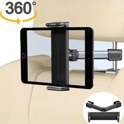 Car Rear Seat Headrest Mount Stand 360 Degree Rotating Adjustable for 4-14 Inch Devices Phone Stand Back Seat Headrest Support