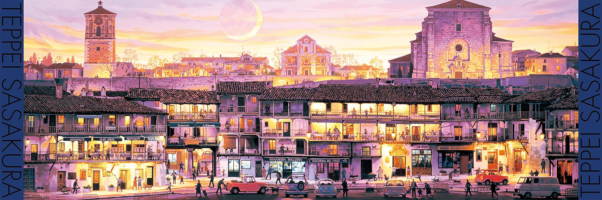 

1518-piece Illuminated Jigsaw Puzzle, Puzzle Master Wide Size, Teppei Sasakura Plaza Mayor, Small Pieces (34x102cm)