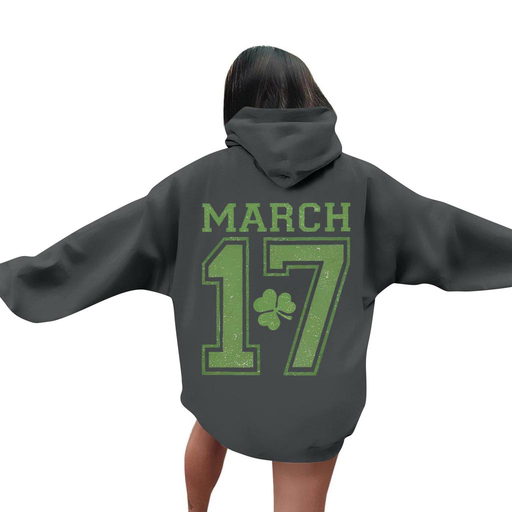 Men's St. Paul's Day Letter Hooded Sweatshirt