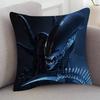 Movie Alien Soft Comfortable Pillow Case Cartoon For Sofa Living Cat Room Home Office Retro Decor Protective Cover