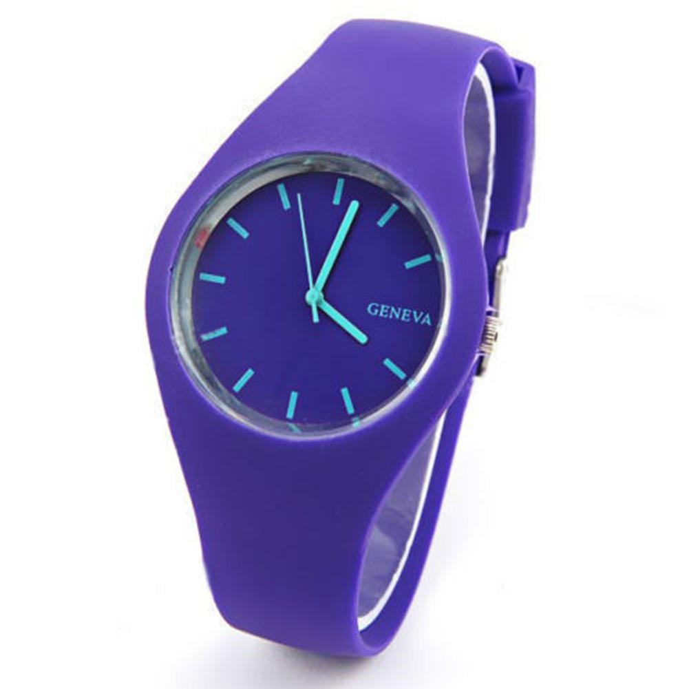 Silicone Belt Children Casual Watch Waterproof Sport Quartz Wristwatch for Woman