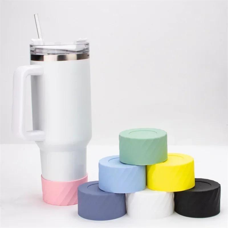 4Pcs Silicone Spill Proof Stopper Protective Boot Accessories Set for Most 40oz Water Cup and Straw Covers Reusable Cup Tool