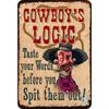 Vintage Tin Sign Art for Home & Outdoor Decor, Perfect for Vintage-Style Spaces