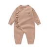 Newborn Cotton Harem Romper - Autumn/Winter, Side-Opening