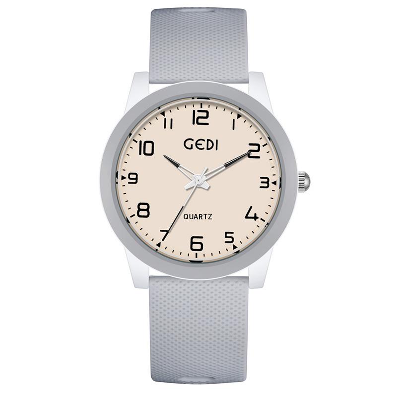 Candy Color Silicone Watch For Middle School Students, Simple Waterproof Guangzhou Watch, Sweat-Proof And Breathable Watch