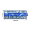 Quick Extension Nail Molds Featuring Measurement Scale Gel Nail and Toenails Extension 150pcs for Manicures Pedicures