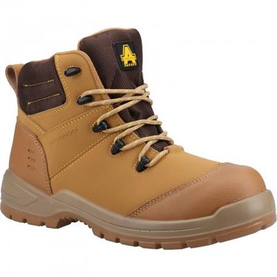 Stivali antinfortunistici in pelle senza metalli 308C unisex per adulti
