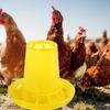 Yousheng Convenient Chicken Feed Bucket Easy Use PE Strong Toughness Portable Poultry Feeder for Garden