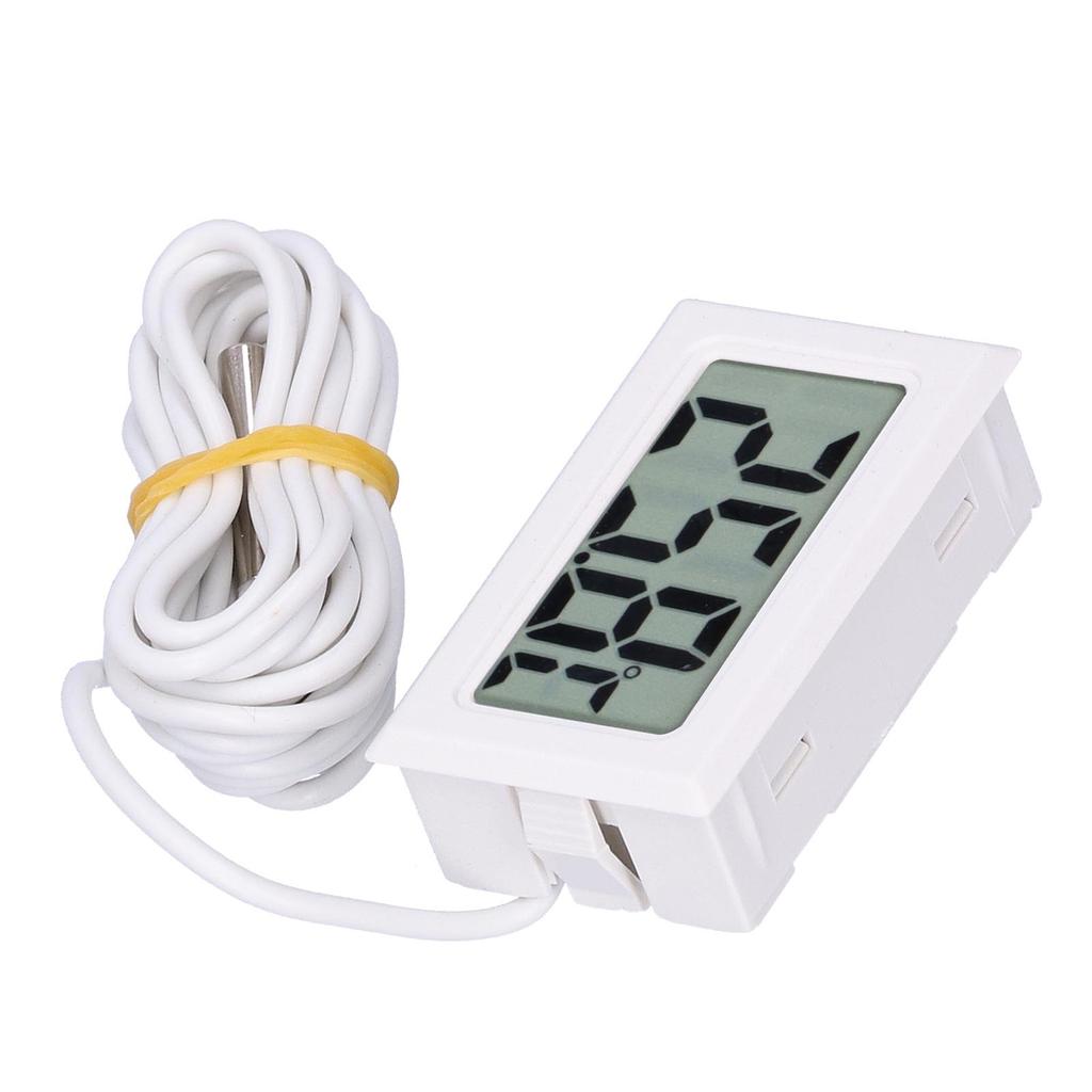 Digital Thermometer   LCD Wired Electronic Temperature Measurement Instrument FY13001