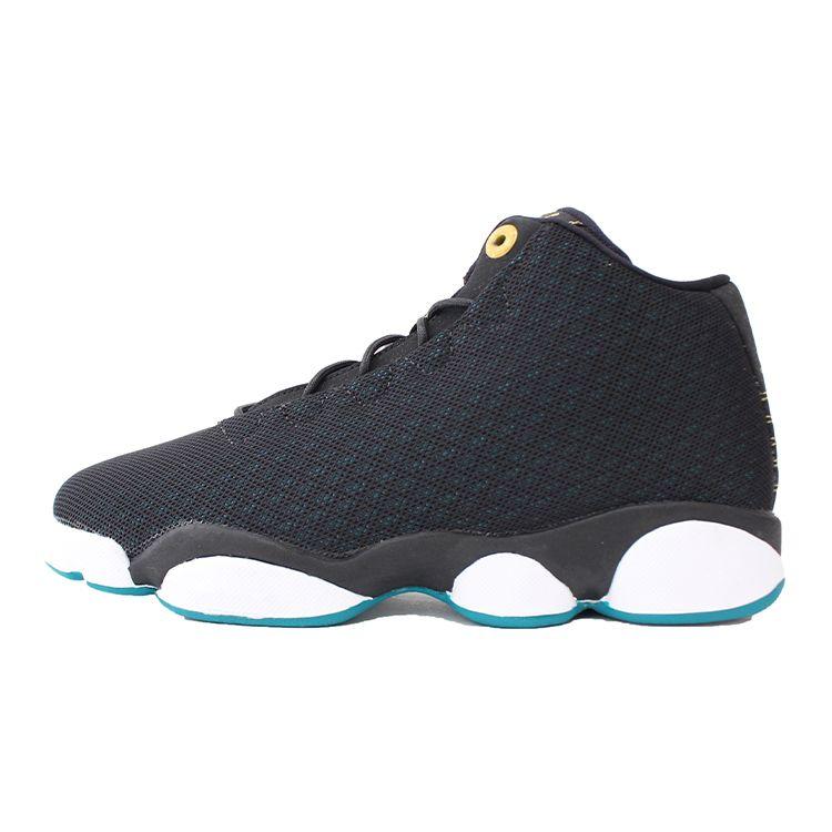 Air Jordan Horizon Low GS Black Metallic Gold Rio Teal White 846365-019